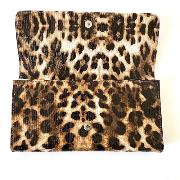 Guess Vera Cruz SLG Cheetah Tri-fold Wallet, SC306166 Coated, VGC! - Picture 5 of 14
